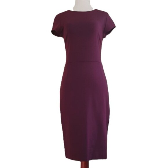 NEW Italian Plum Midi Bodycon Dress Small by Bar III - Picture 1 of 10